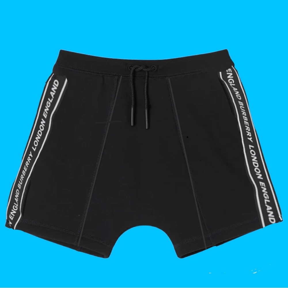 NWT Burberry Kids Shorts kb4 Lucian tape Logo Cotton Boys Girl Toddler baby Gift